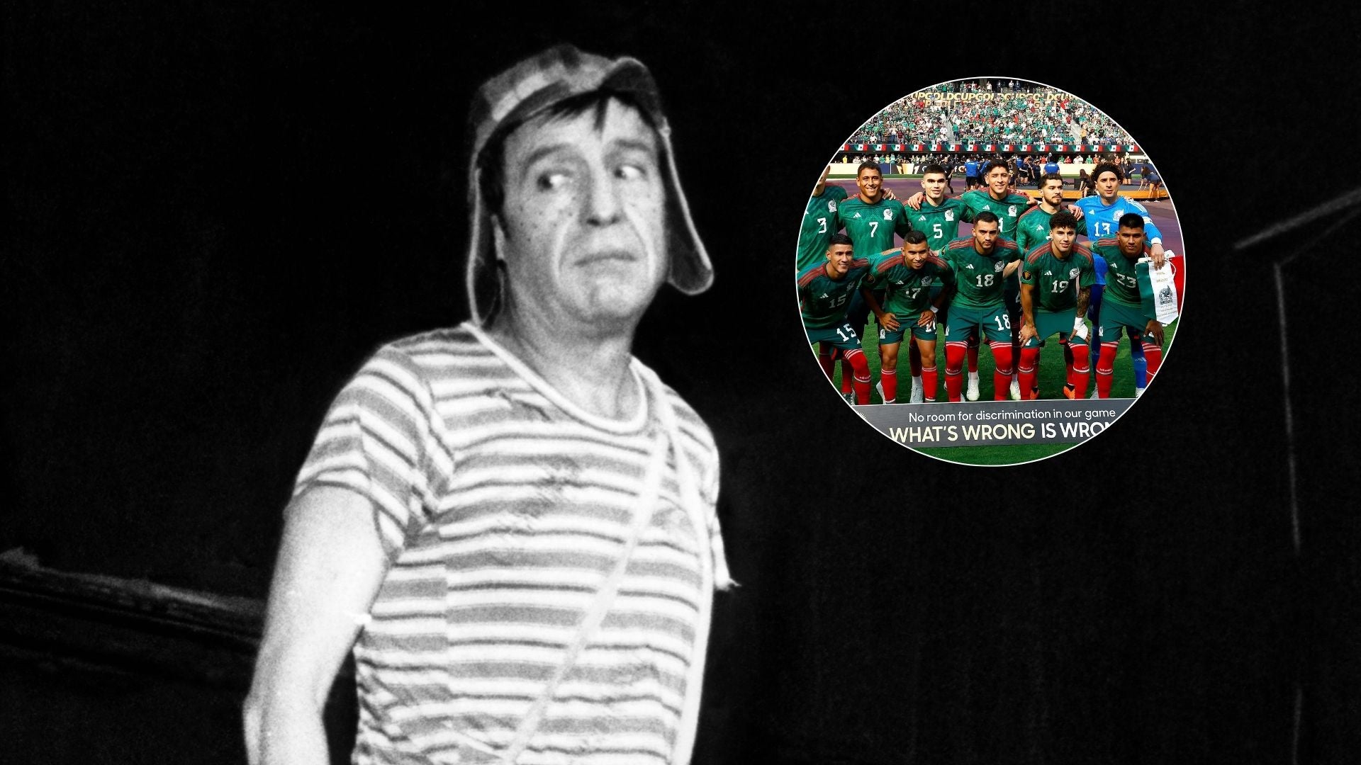 El Chavo del 8 - Foto EFE/ Selección de México - Foto AFP