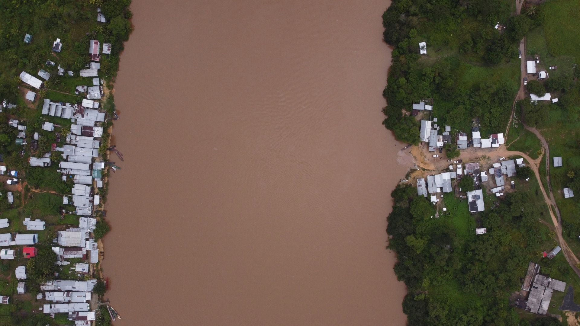 Río Cuyuní, que separa Venezuela de la región de Esequibo o Guayana Esequiba | Foto AFP