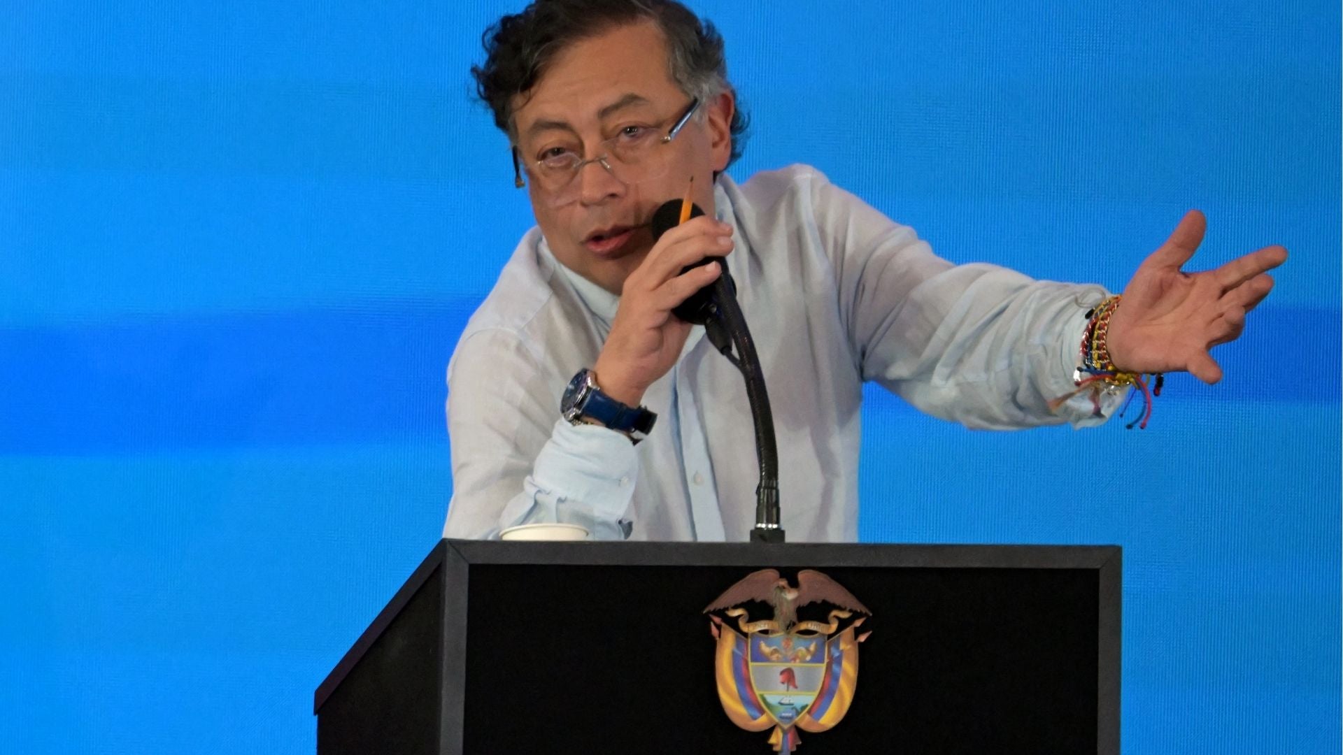 Gustavo Petro, presidente de Colombia - Foto: AFP.