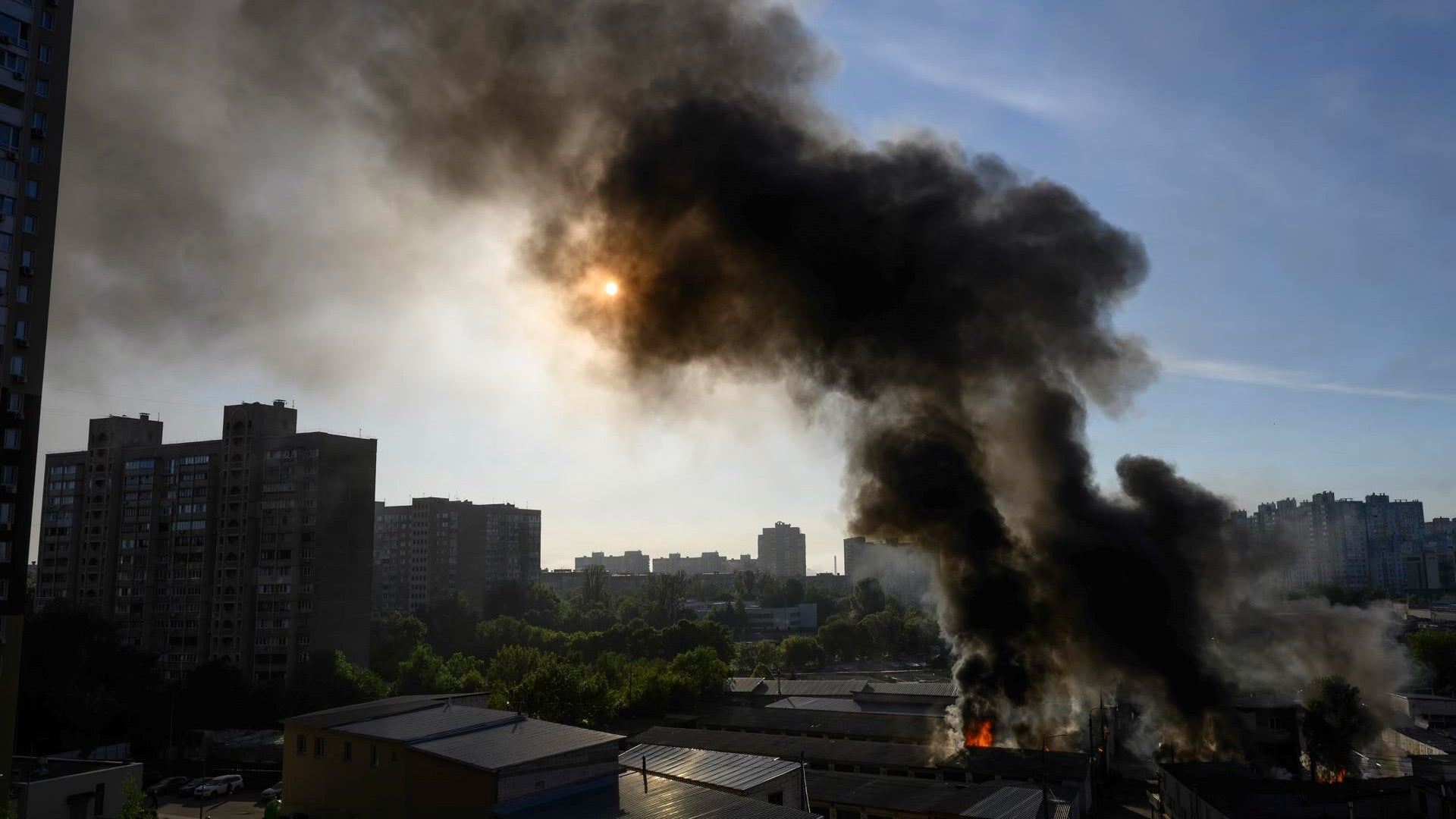 Explosiones en Kiev. (EFE)
