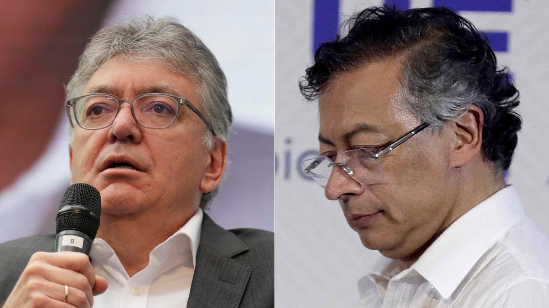 Mauricio Cárdenas, exministro de Hacienda, y Gustavo Petro, presidente de Colombia - Fotos: EFE