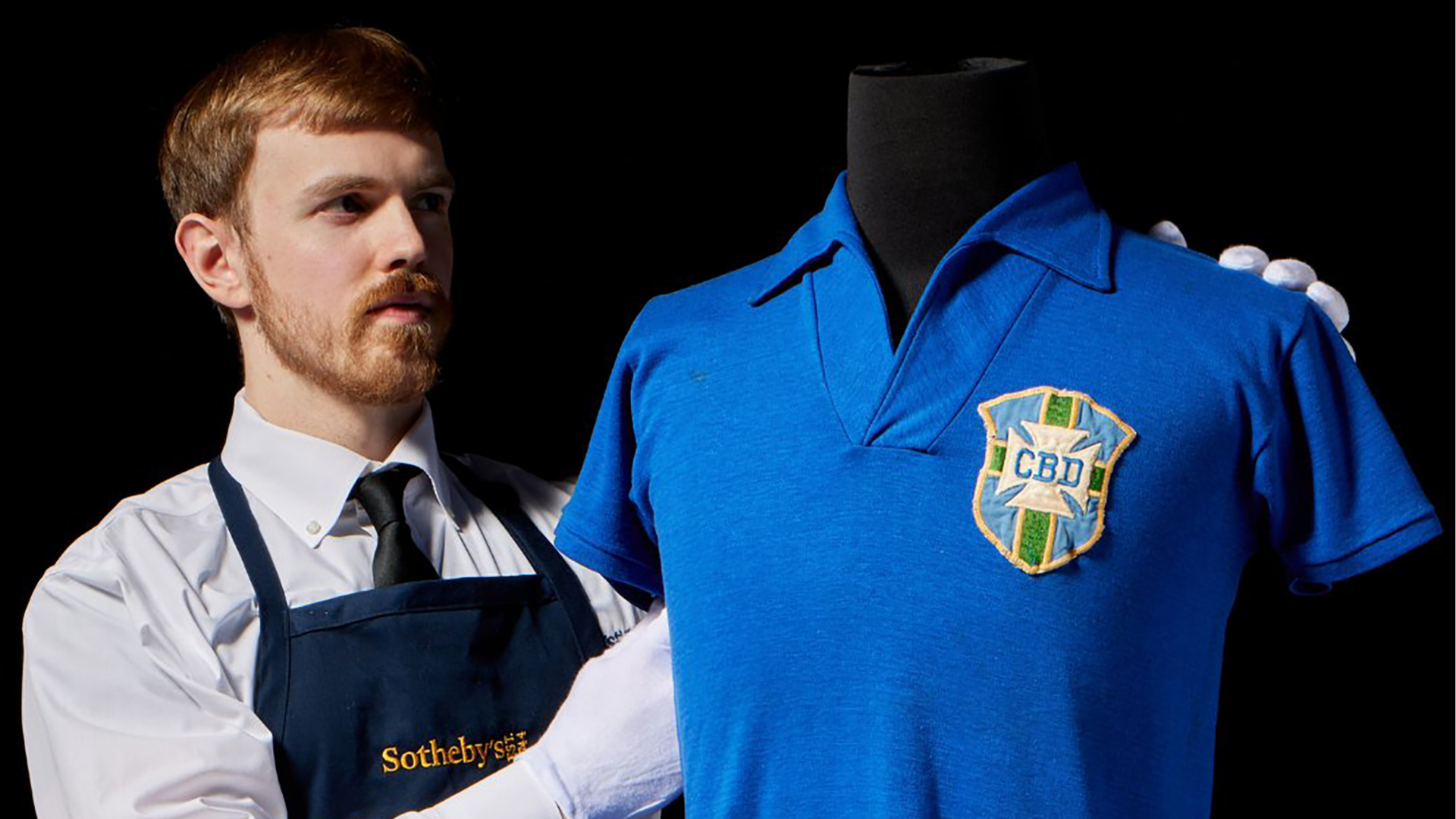 Camiseta de Pelé de la final del Mundial de 1958 | Foto: EFE