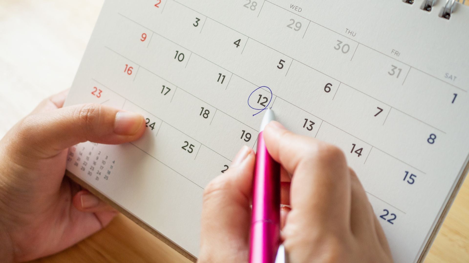 Calendario - Foto de referencia: Canva