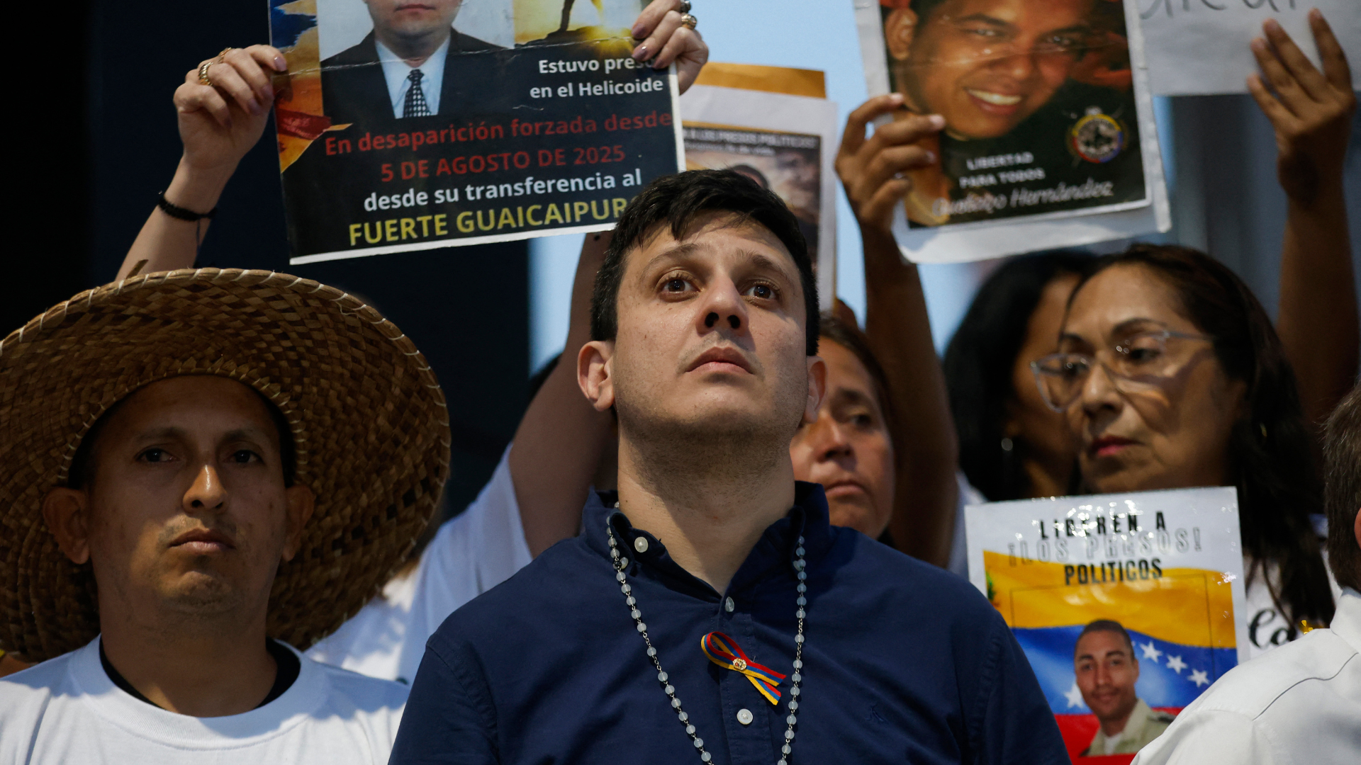 Expreso político venezolano, Jesús Armas | Foto: AFP