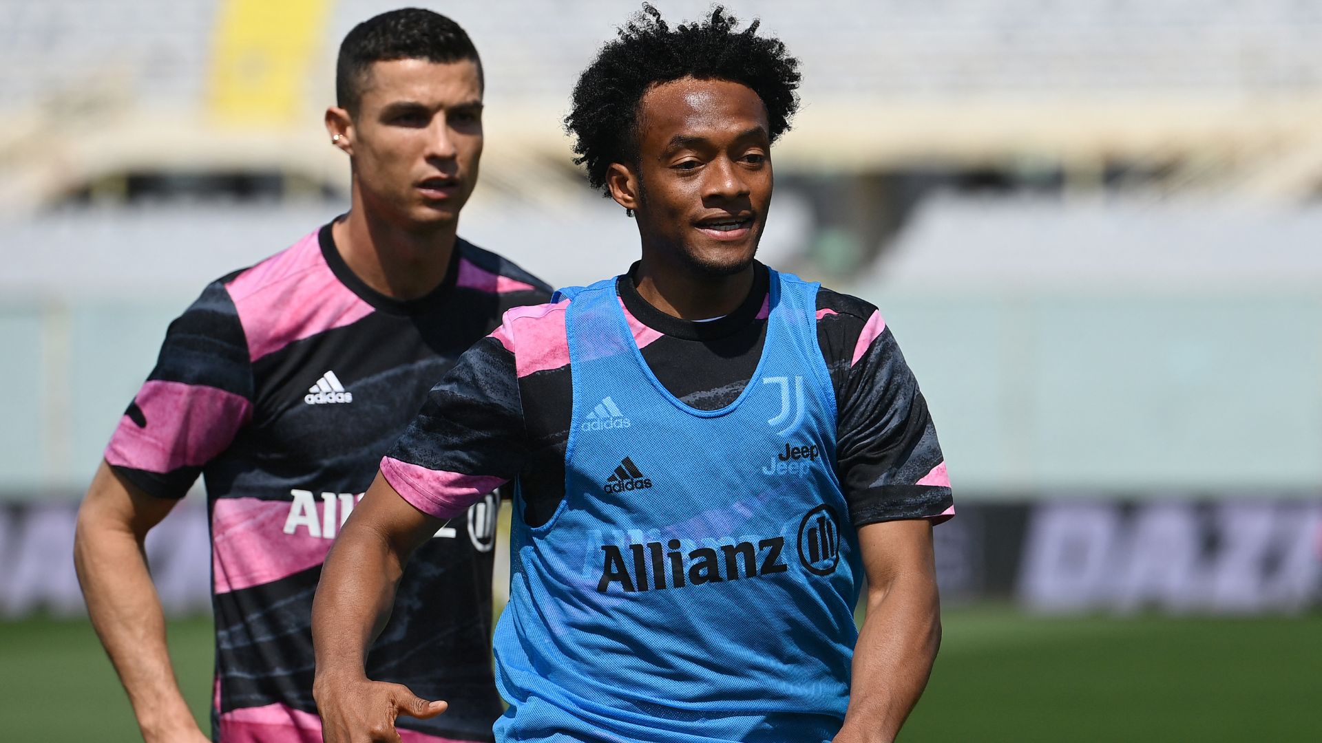 Cristiano Ronaldo y Juan Guillermo Cuadrado en su paso por la Juventus - Foto: AFP