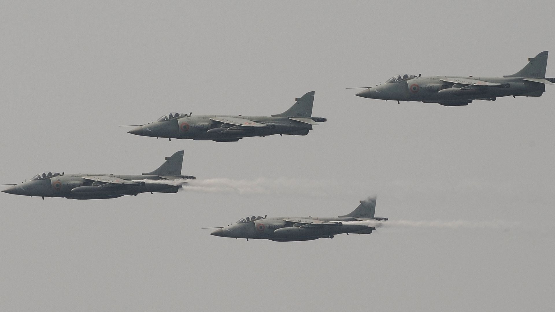 Aviones Sea Harrier | Foto AFP