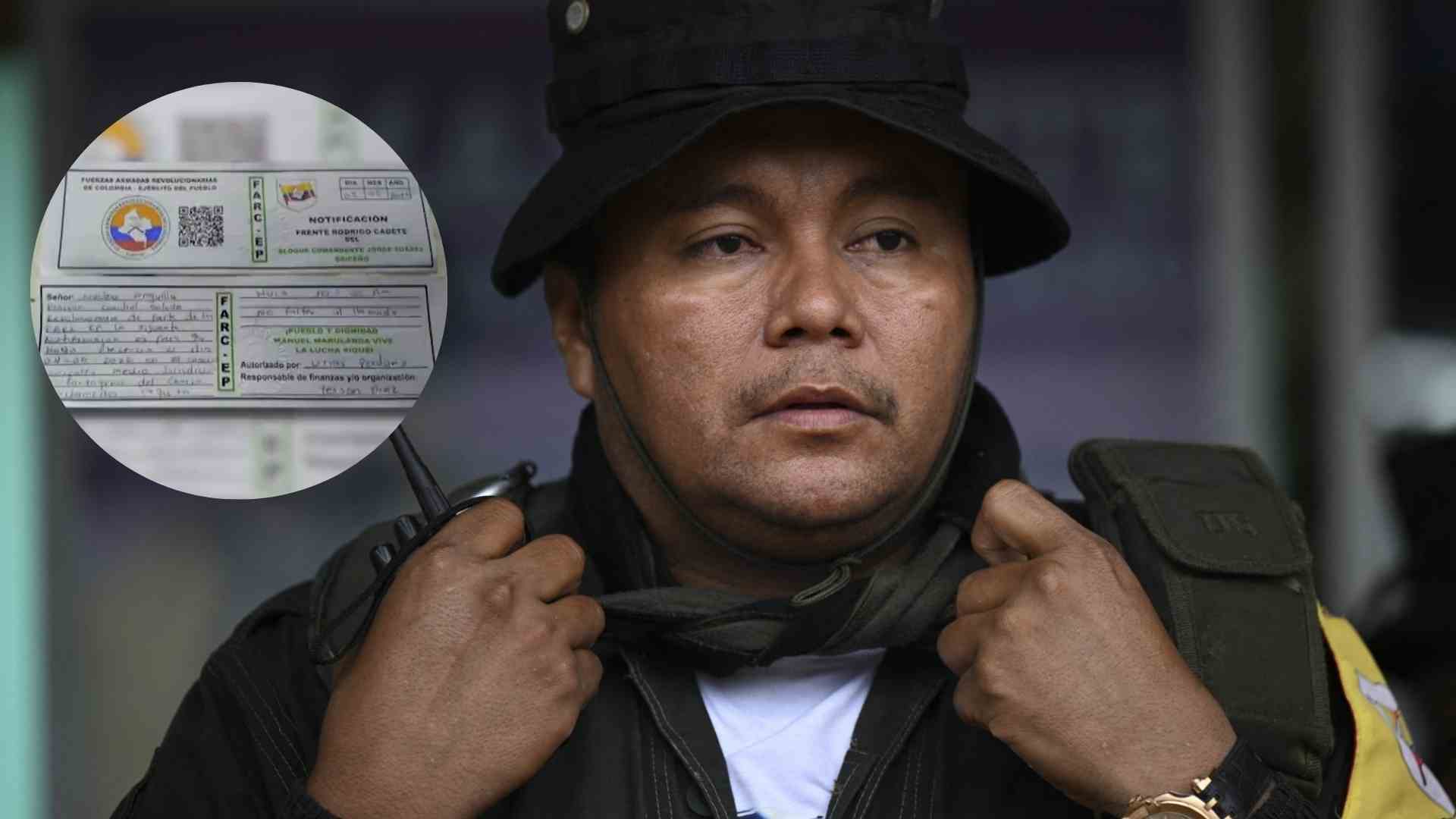 El comandante disidente de las FARC-EP, conocido como alias Calarcá - AFP