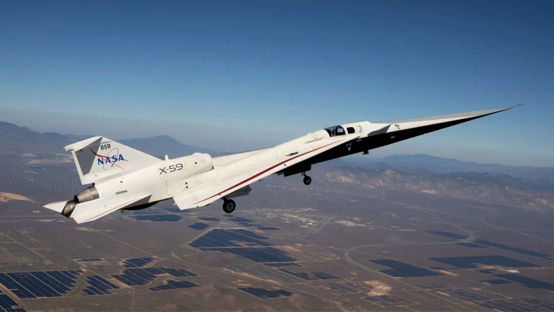 Avión X-59 | Foto NASA
