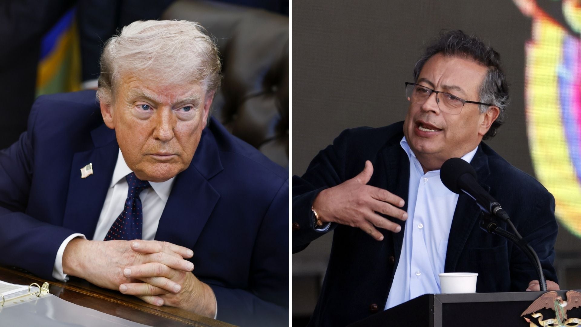 Trump y Petro | Fotos EFE