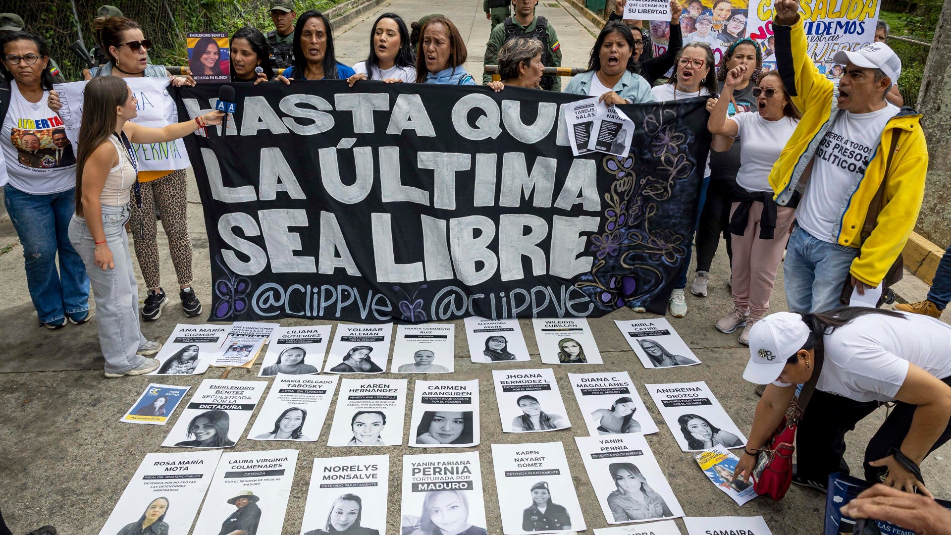 Piden libertad para los presos políticos en Venezuela - Foto: EFE