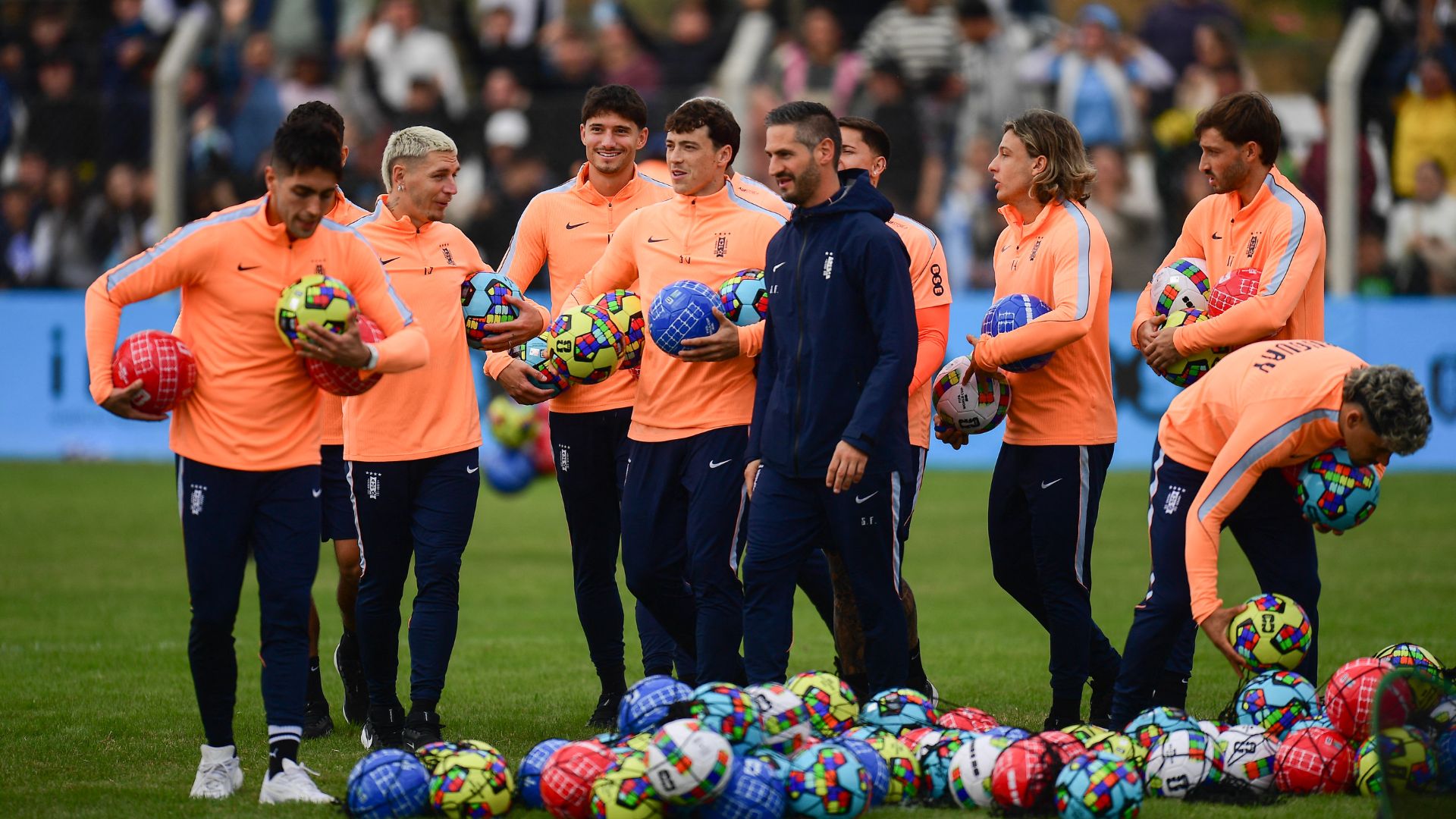Jugadores de la selección de Uruguay - Foto: AFP