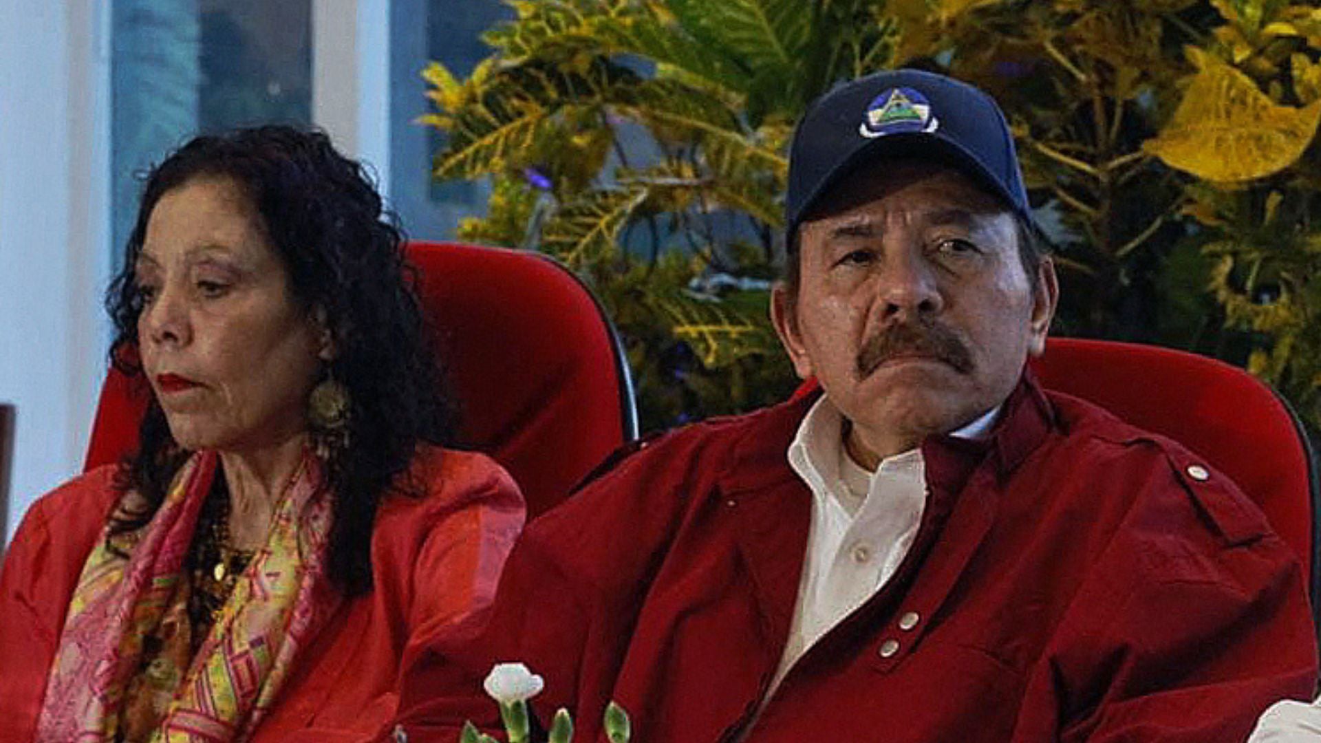 Daniel Ortega y Lady Rosario Murillo - Foto AFP