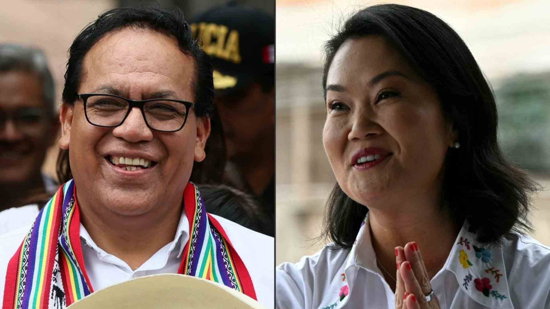 Roberto Sánchez - Keiko Fujimori - AFP