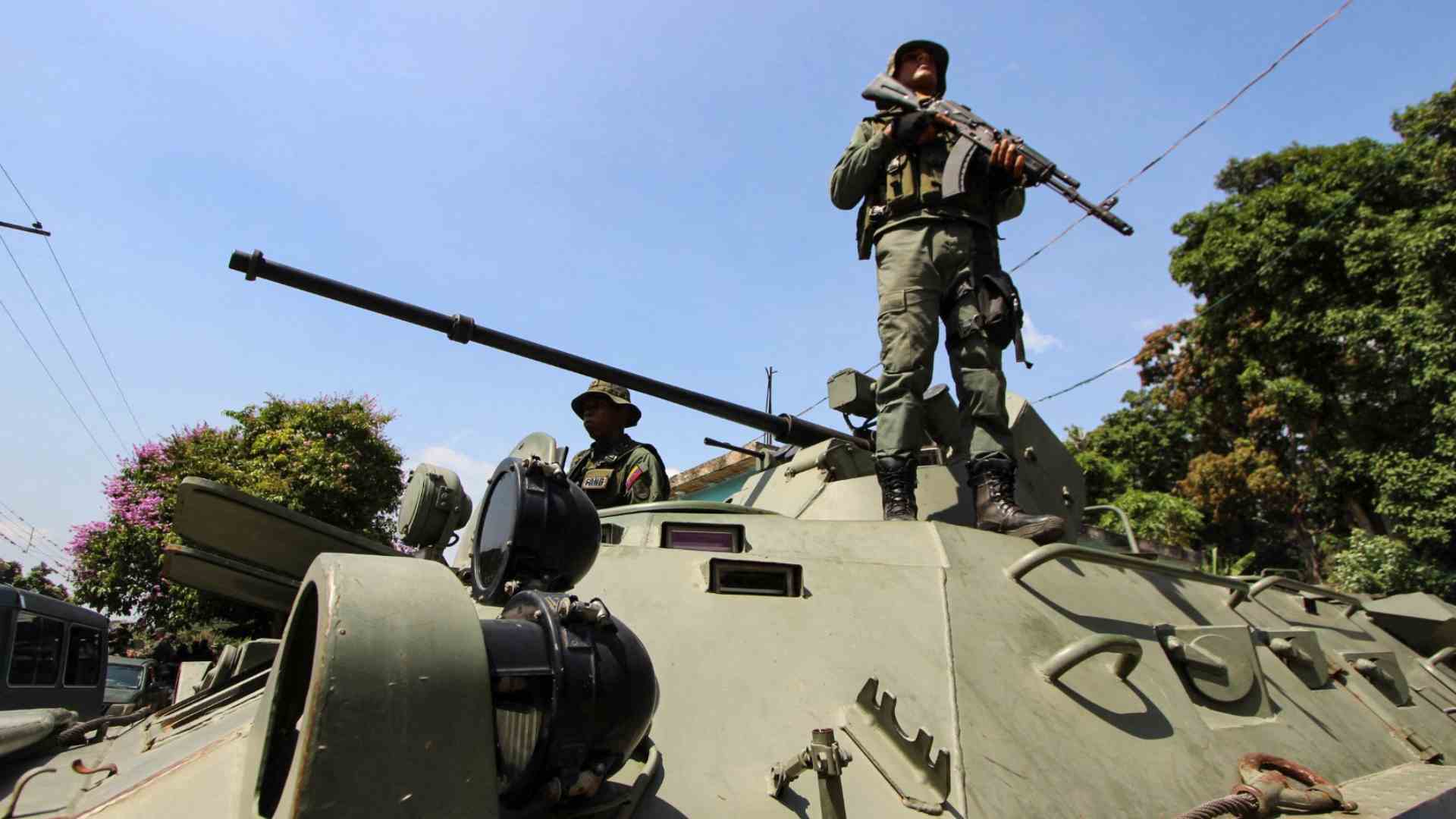 Miembros de la Fuerza Armada Nacional Bolivariana (FANB) - AFP