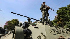 Miembros de la Fuerza Armada Nacional Bolivariana (FANB) - AFP