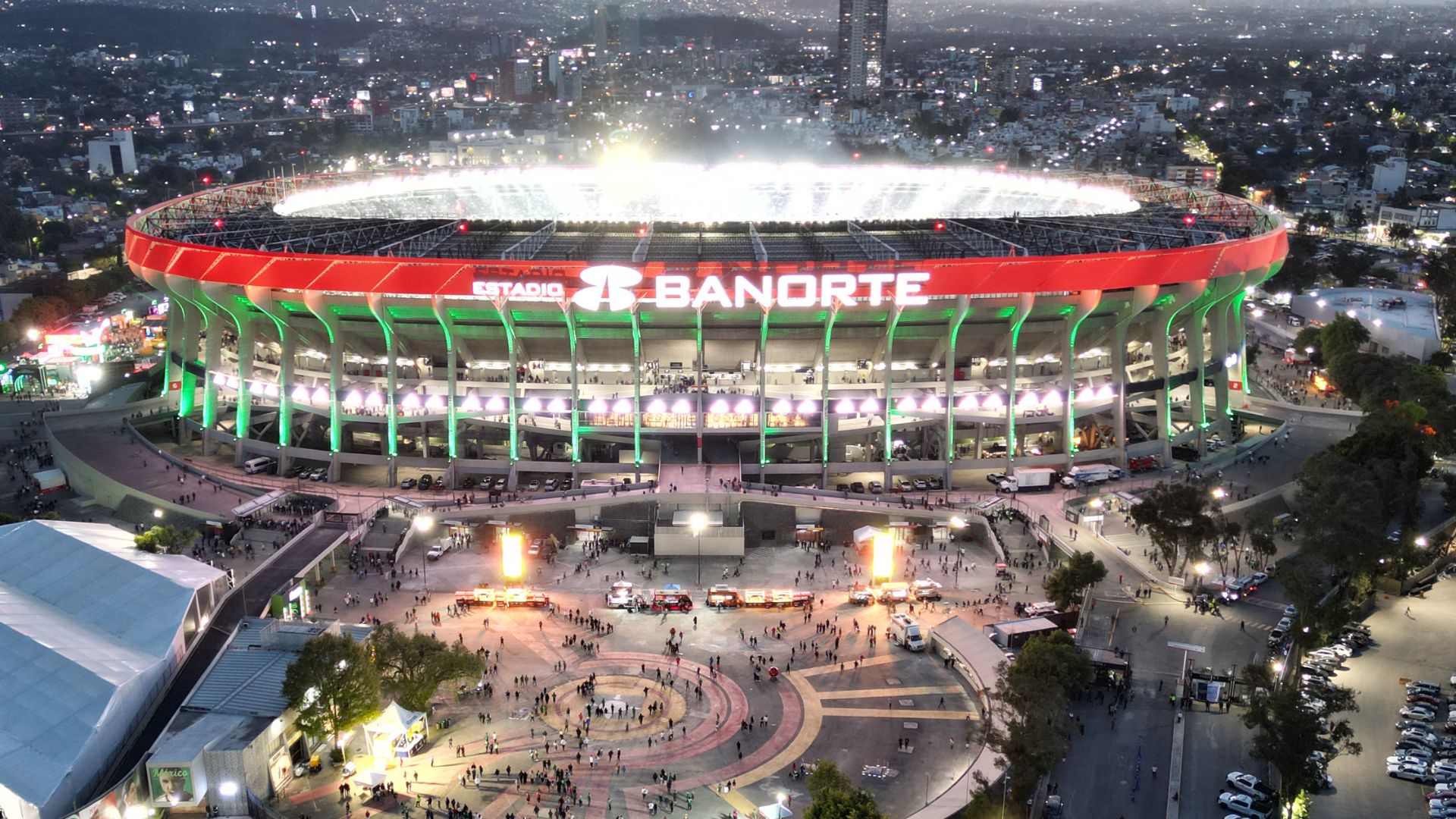 Estadio Azteca, uno de los tres escenarios que acogerá la inauguración del Mundial - Foto: AFP