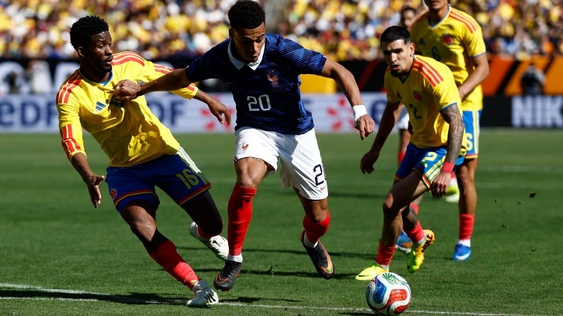 Francia ante Colombia - Foto: EFE