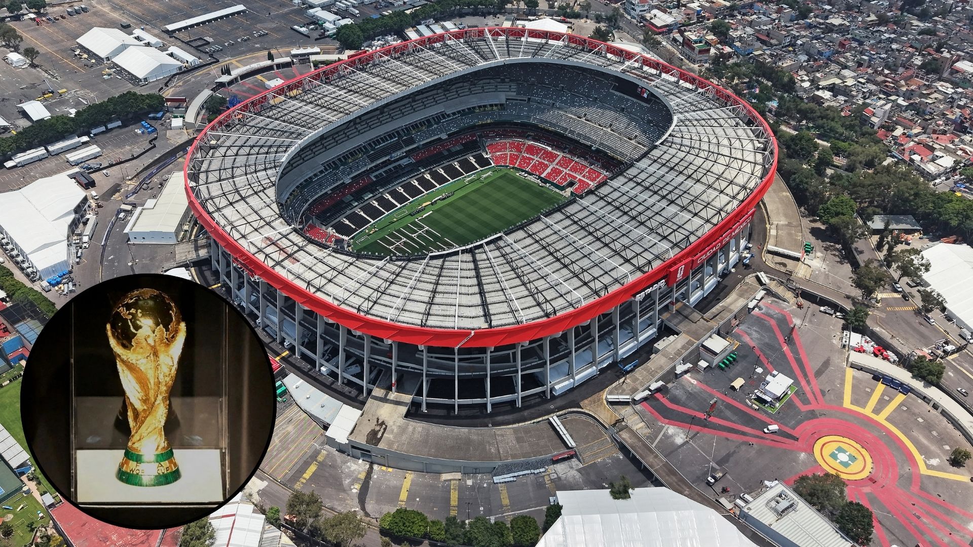 En el estadio Azteca se jugará el primer partido del Mundial 2026 - Fotos: AFP
