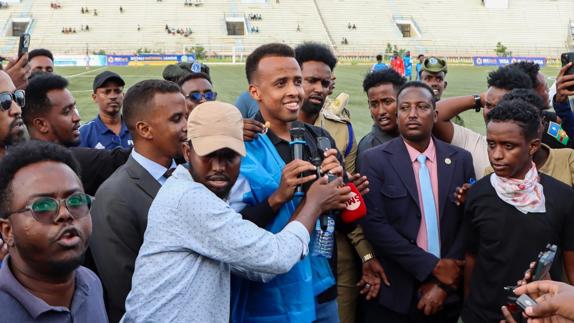 Omar Artan, árbitro de Somalia - Foto: EFE