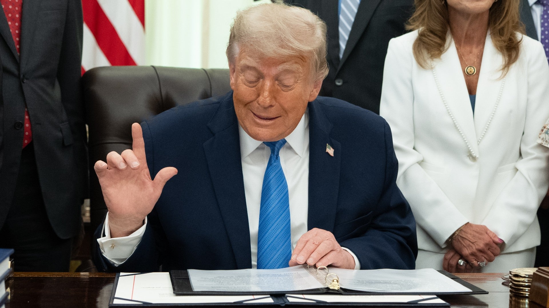 Donald Trump, presidente de EE. UU. - Foto: EFE