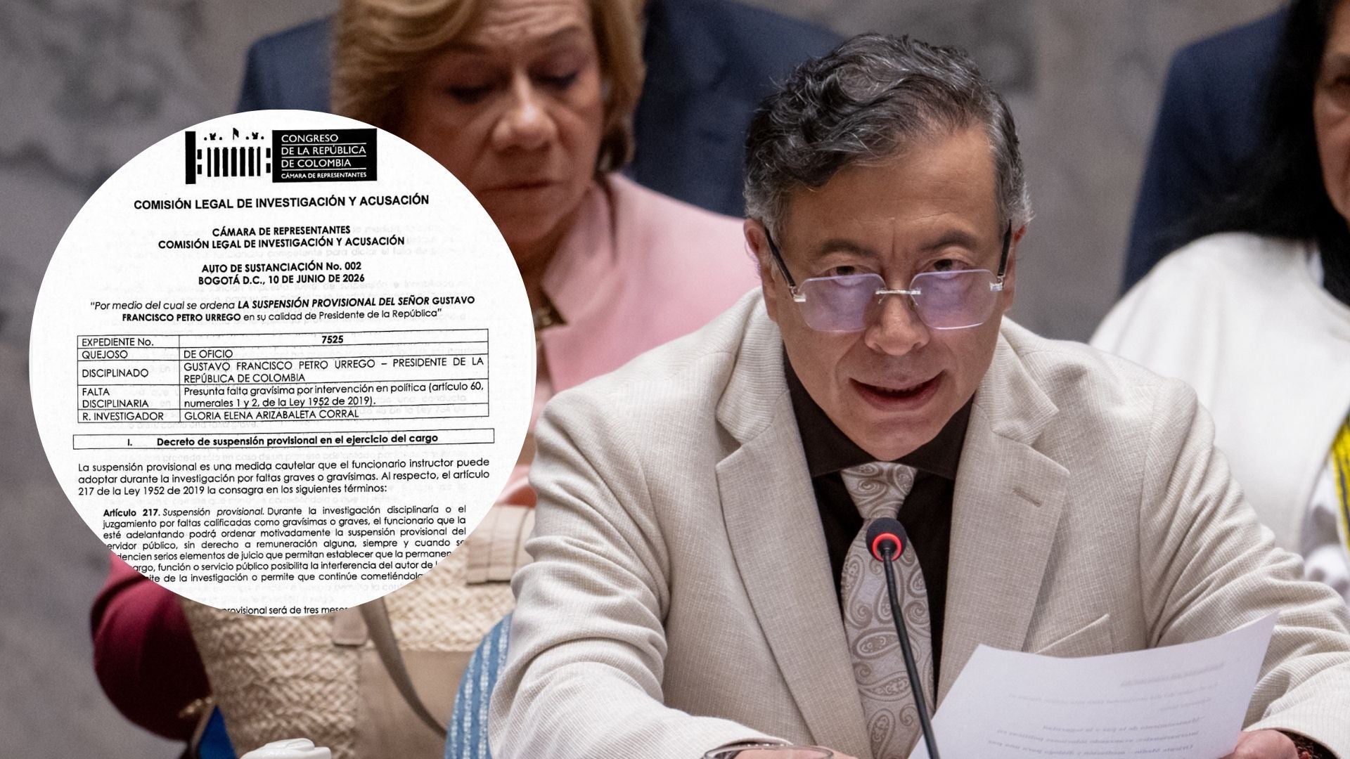 Gustavo Petro, presidente de Colombia - Foto: EFE