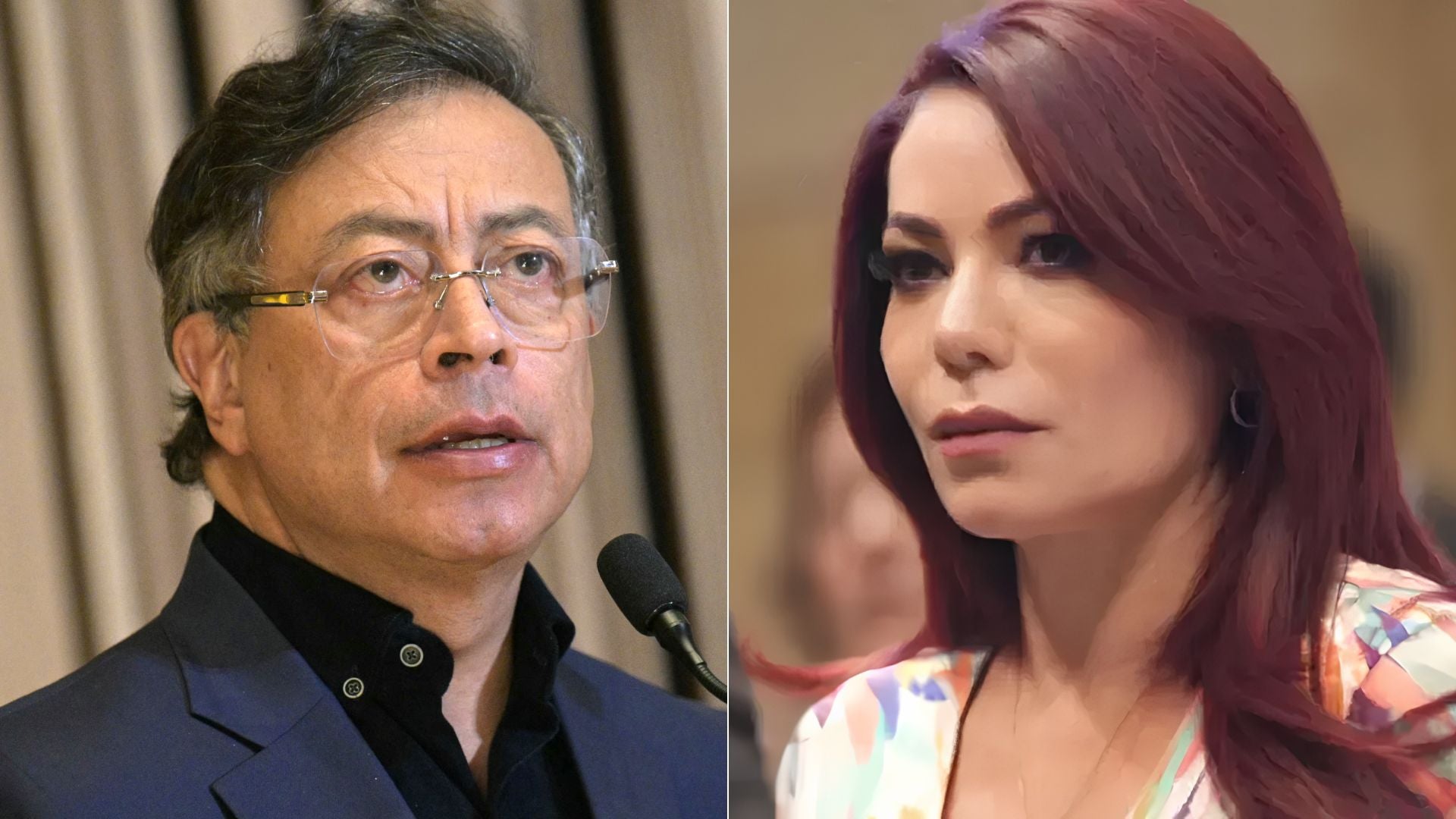 Gustavo Petro/ Gloria Arizabaleta - Fotos EFE