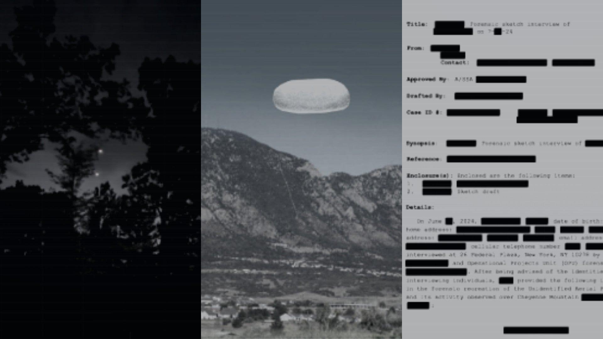 Estados Unidos desclasifica nuevos archivos sobre ovnis - Fotos: El Pentágono