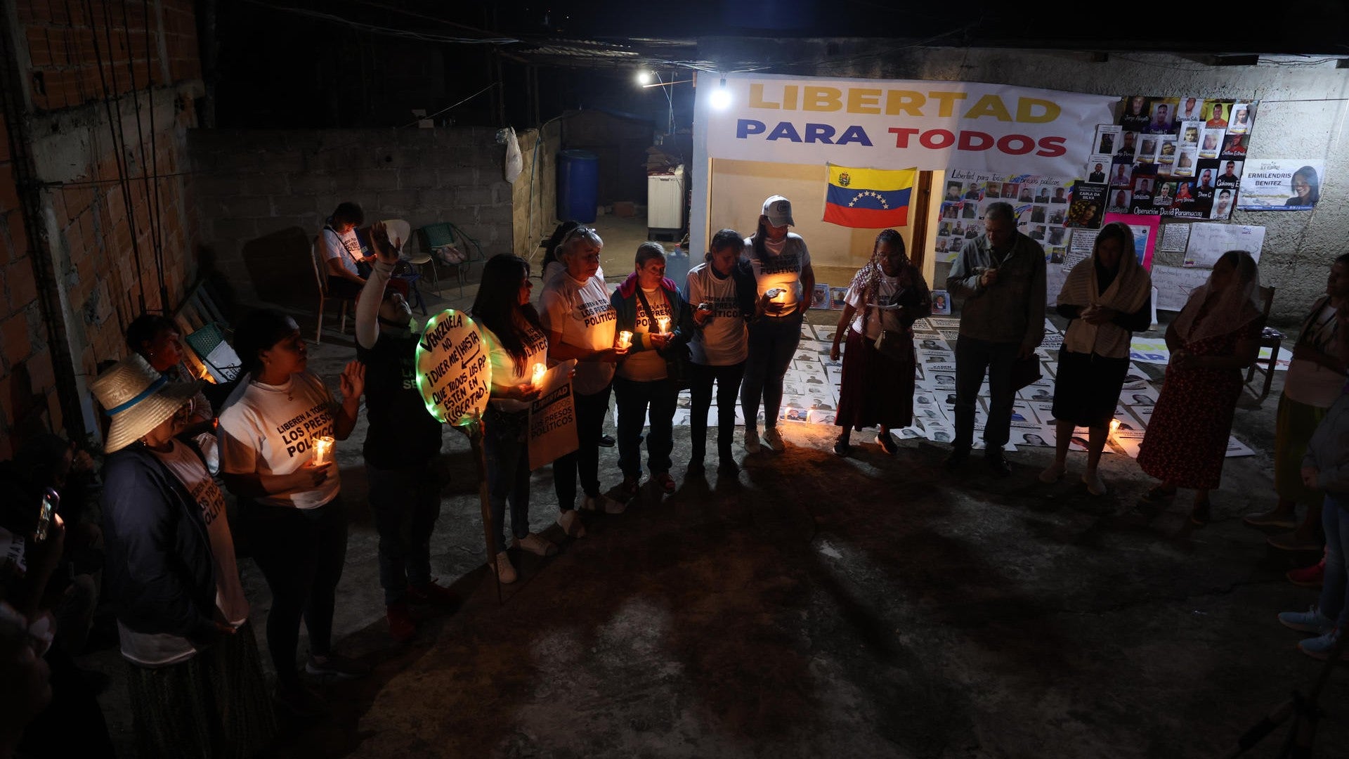 Piden por la libertad de presos políticos en Venezuela - Foto: EFE