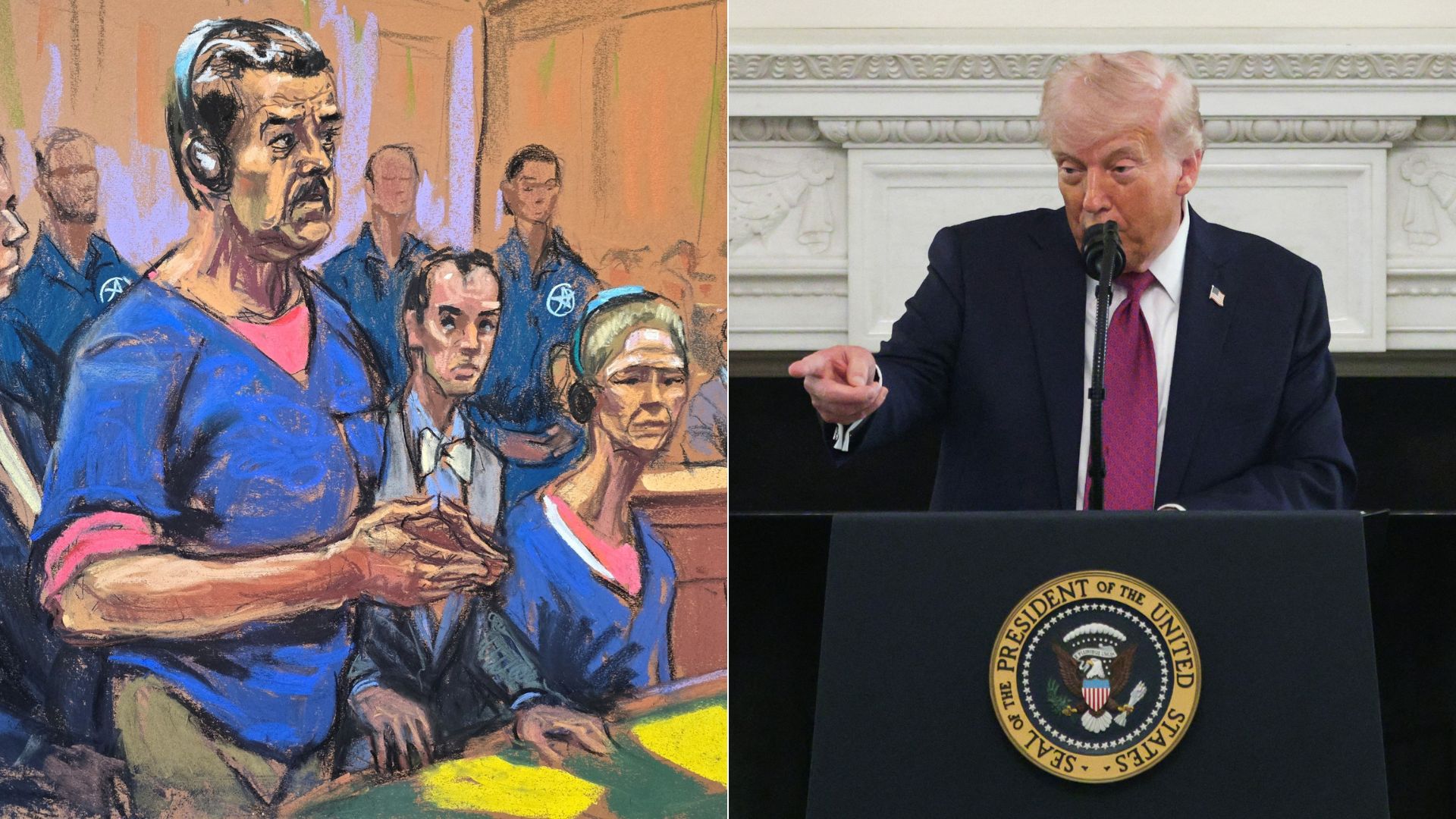 Juicio Nicolás Maduro/ Donald Trump - Fotos EFE