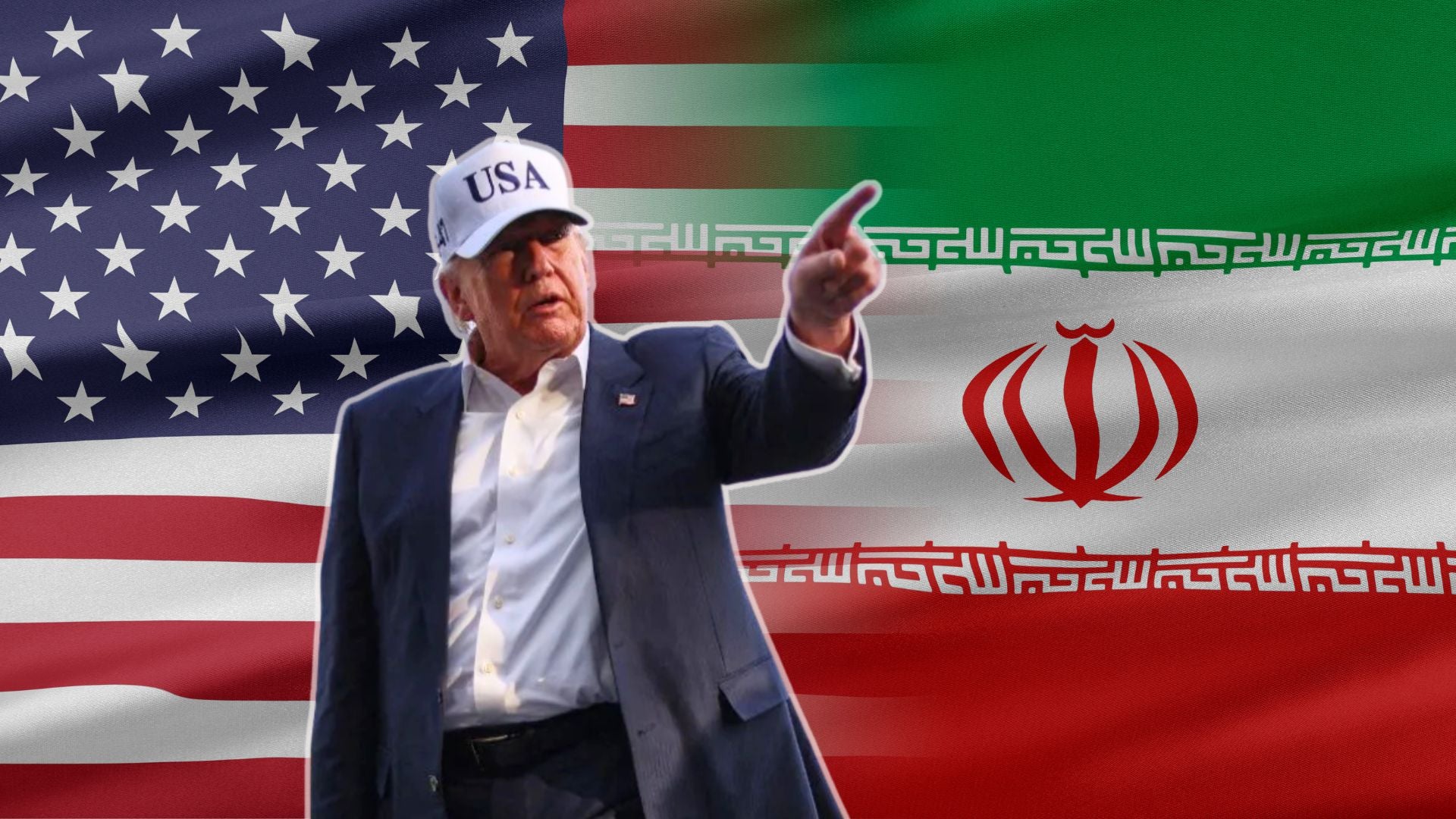 Trump y su anuncio de la firma de un acuerdo con el régimen de Irán - Foto: Canva / AFP