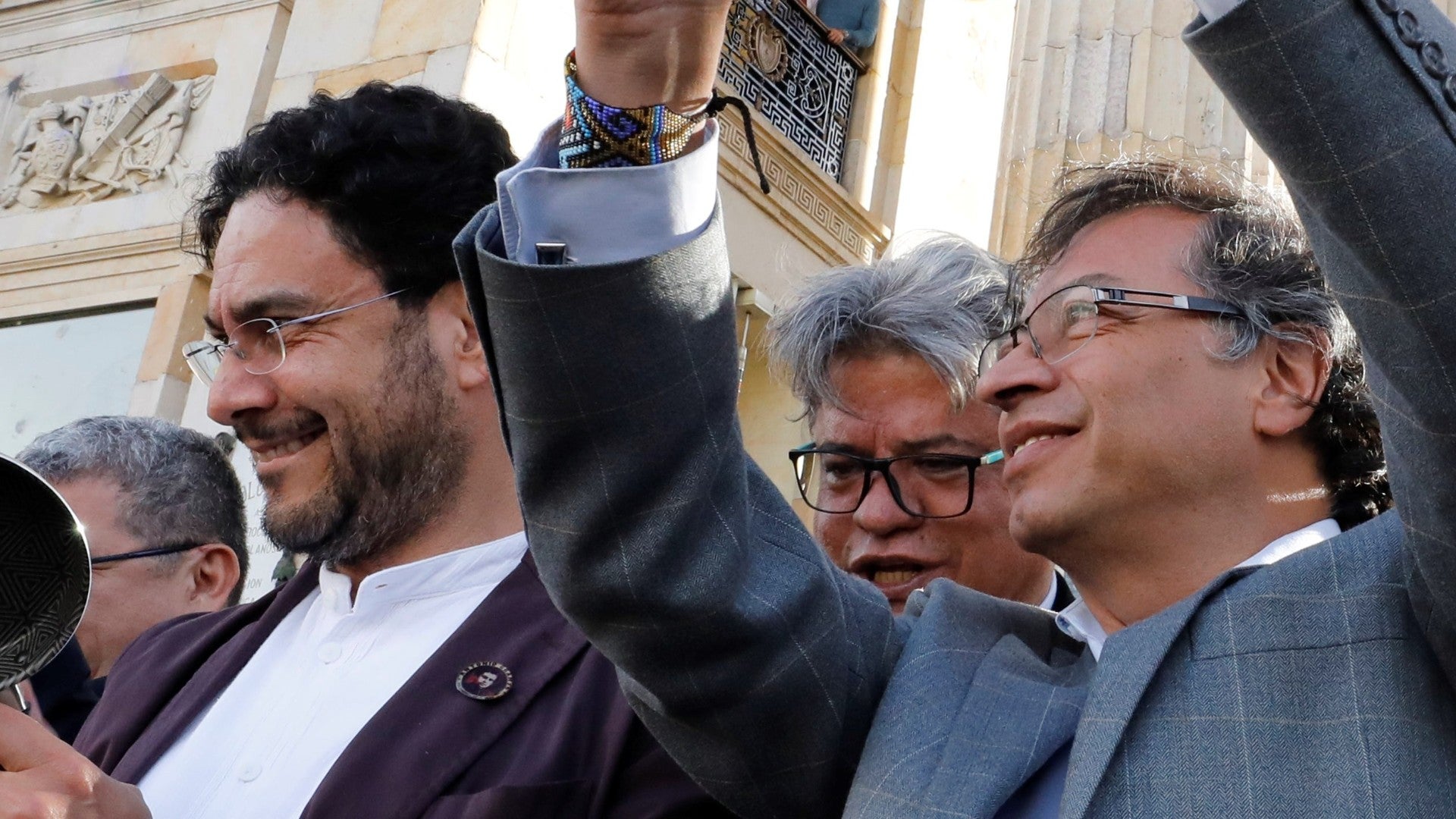 Iván Cepeda y Gustavo Petro / FOTO: EFE