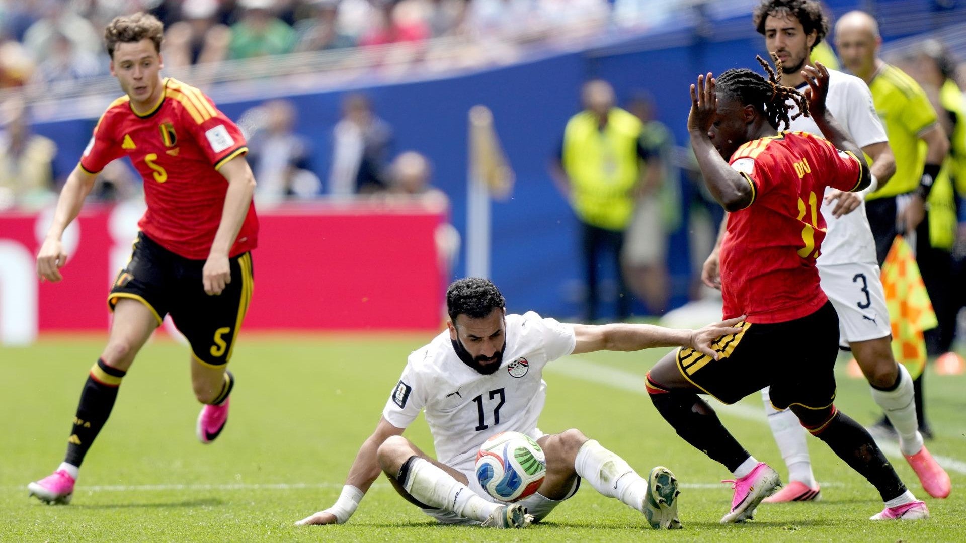 Egipto vs Bélgica en el Mundial / FOTO: EFE