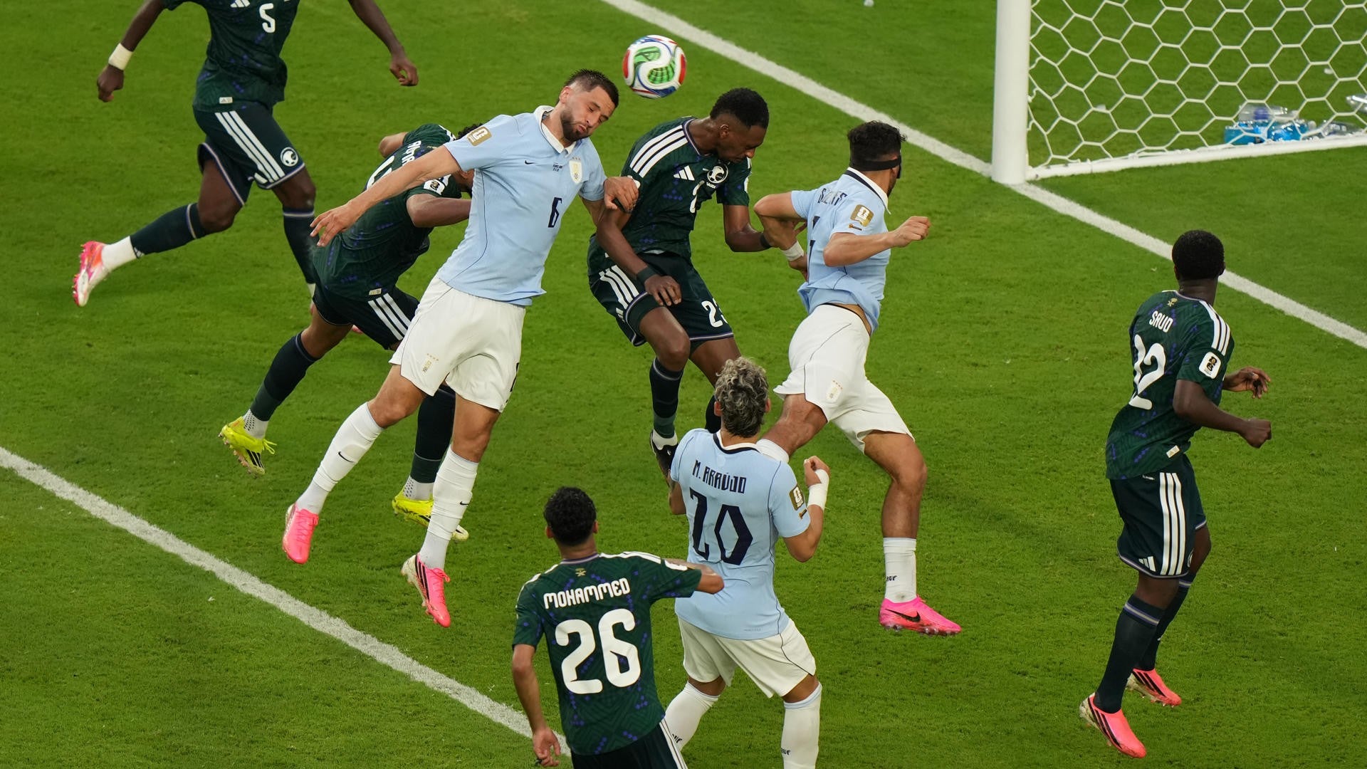 Uruguay vs Arabia Saudita en el Mundial / FOTO: EFE