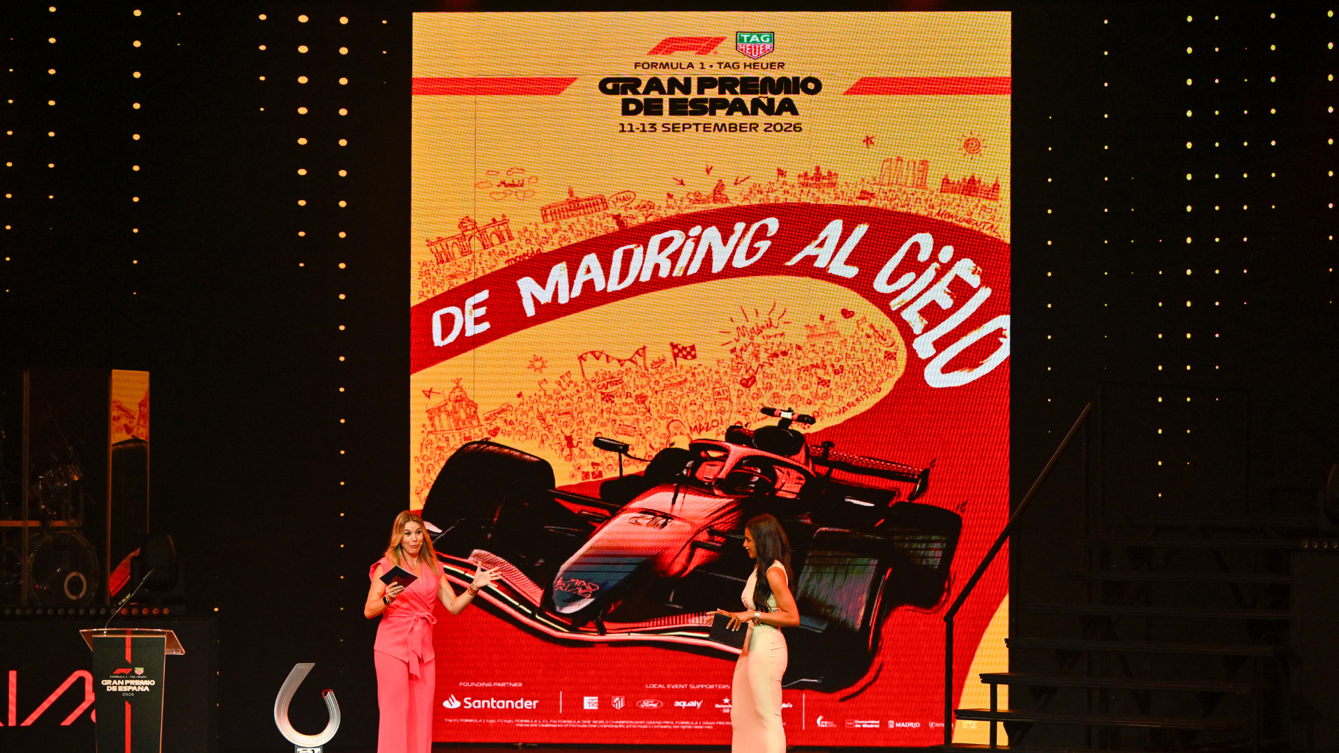 Inauguración del Gran Premio de España | Foto: AFP