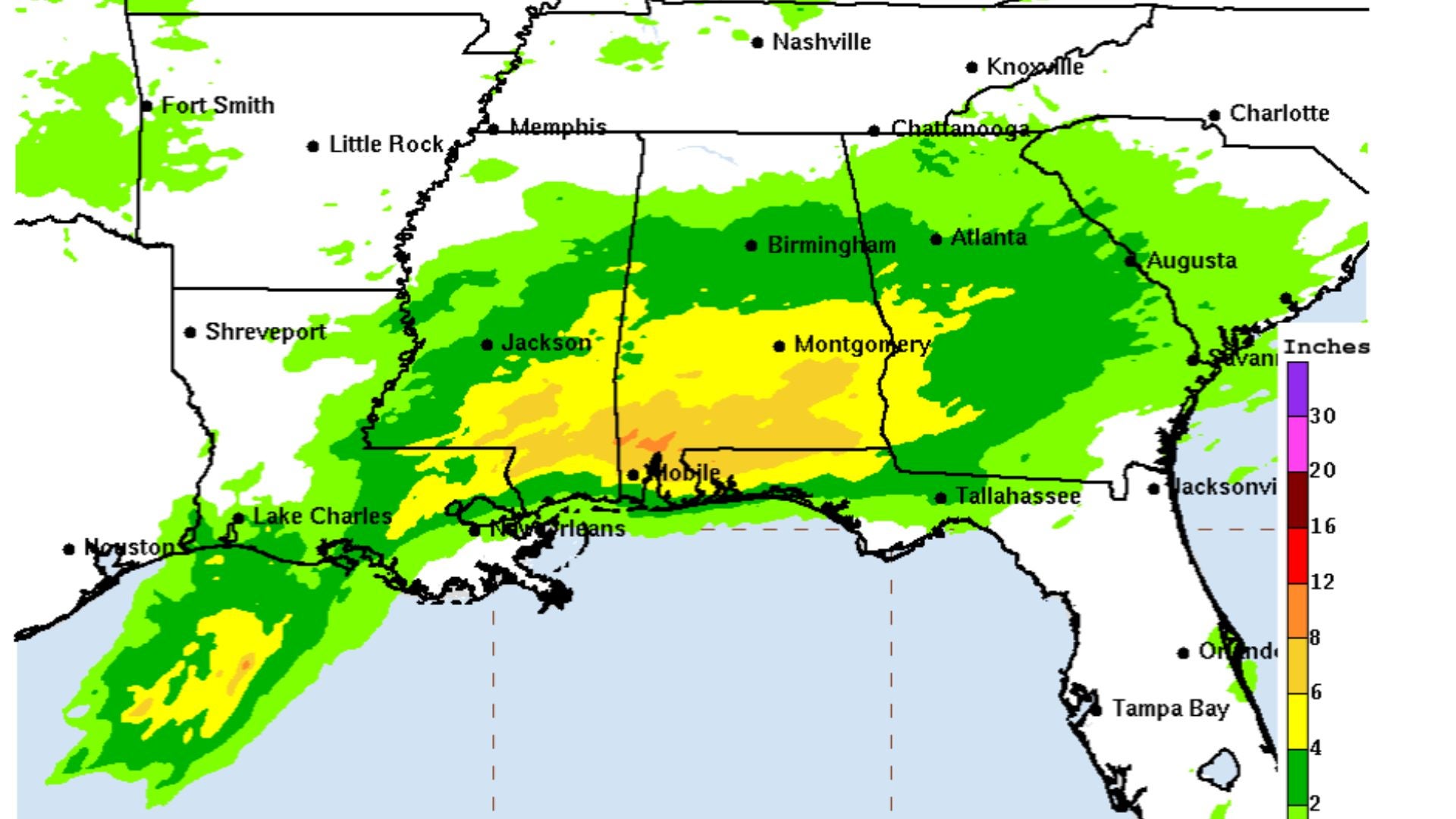 Tormenta tropical Arthur - Foto NHC