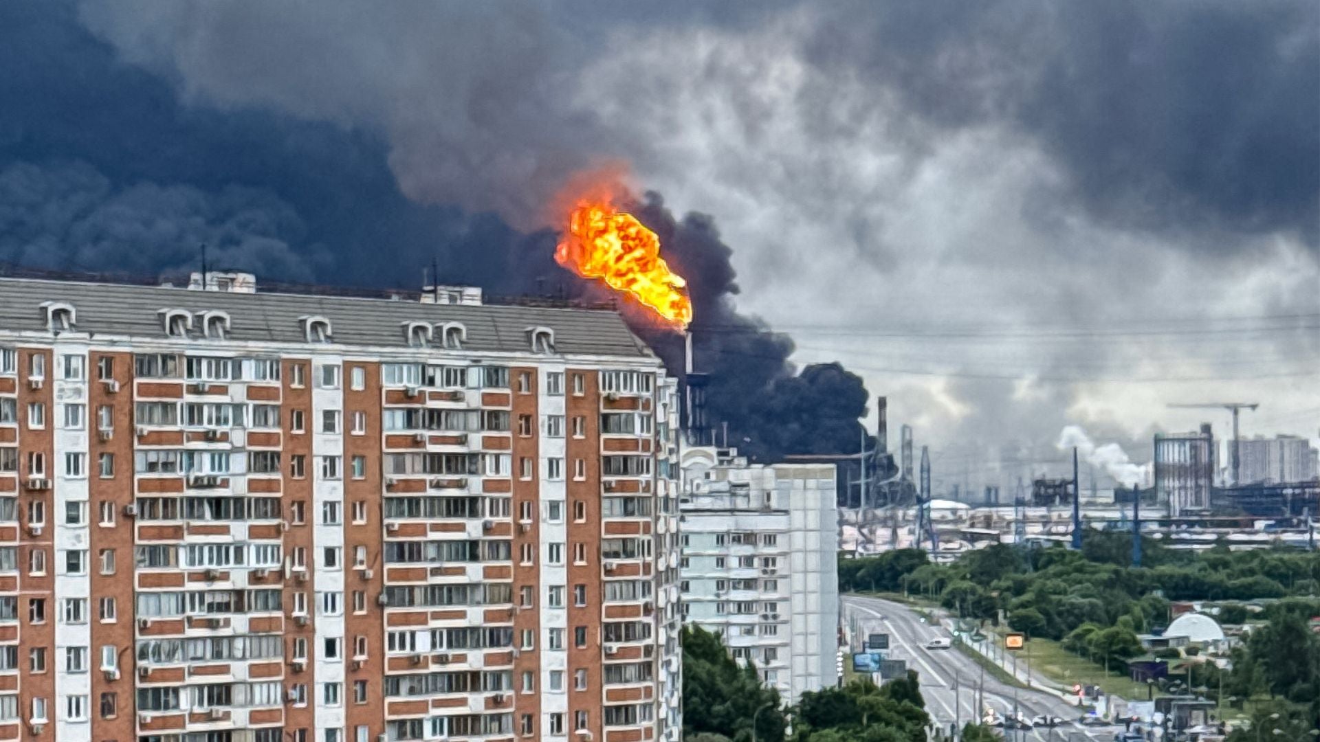 Ataque de drones ucranianos a Moscú - Foto AFP