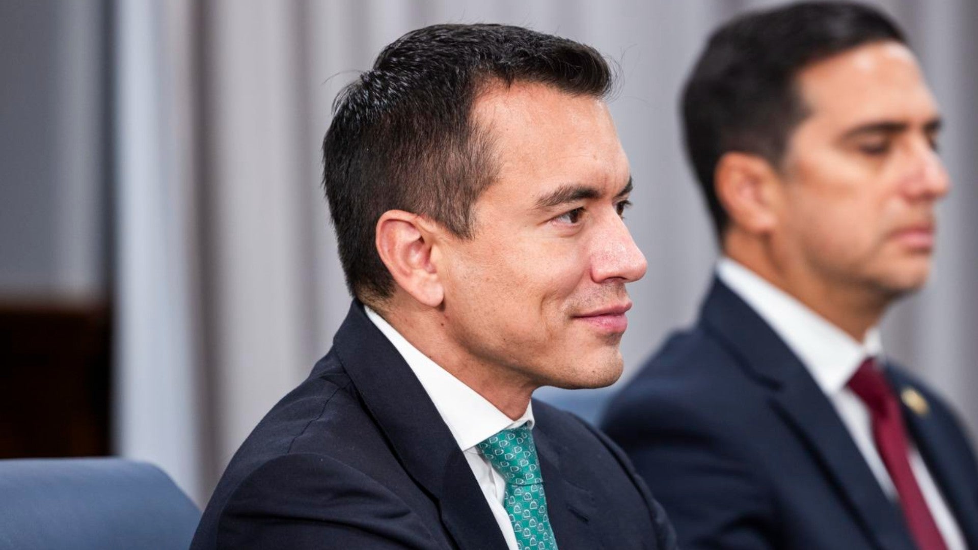 Daniel Noboa, presidente de Ecuador, y Gustavo Petro, presidente de Colombia - Foto: EFE
