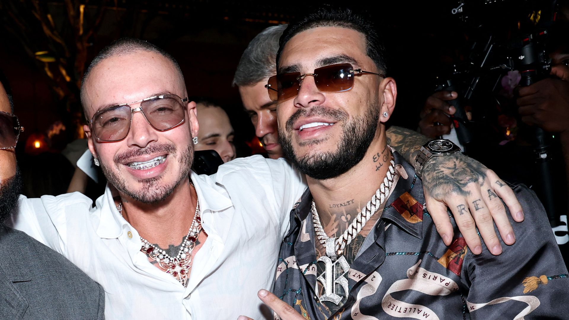 J Balvin y Ryan Castro | Foto AFP