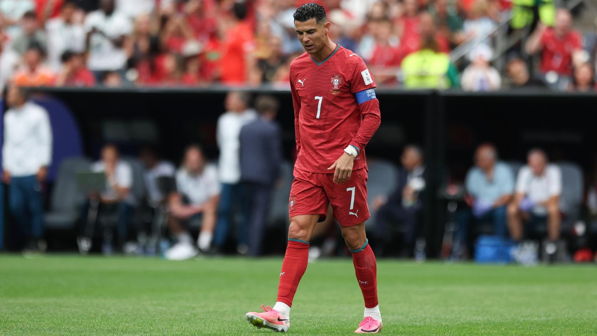 Cristiano Ronaldo tras el partido de Portugal en el Mundial 2026 - Foto: EFE