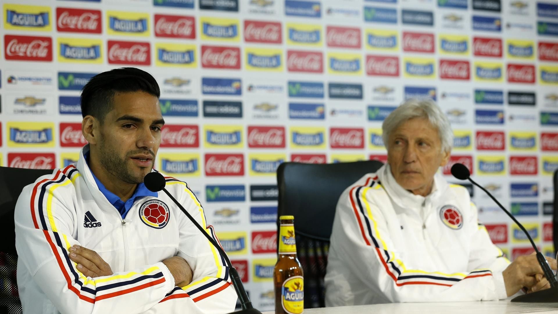Falcao y José Pekermán - Foto: EFE