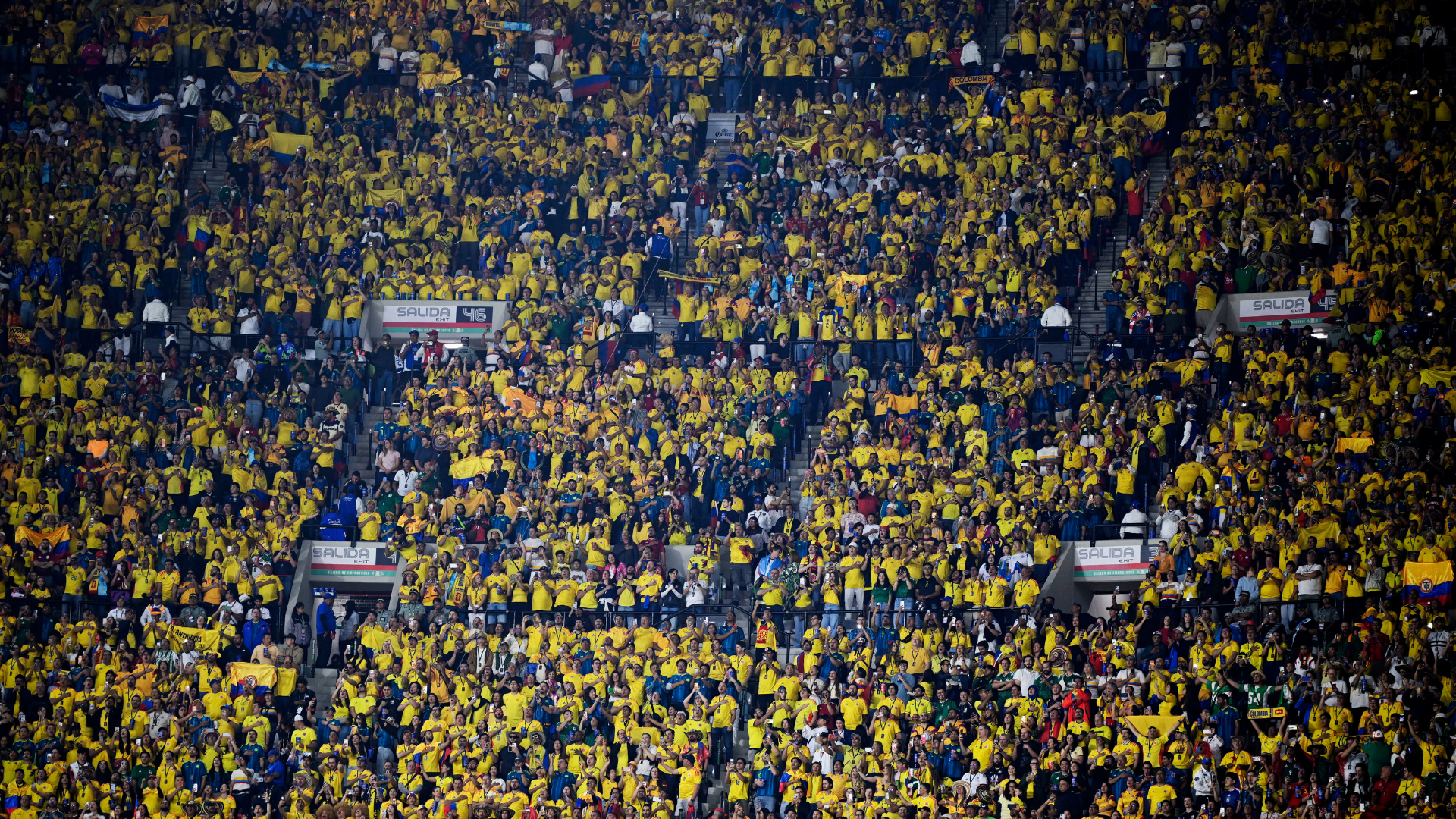 Hinchas colombianos | Foto: AFP