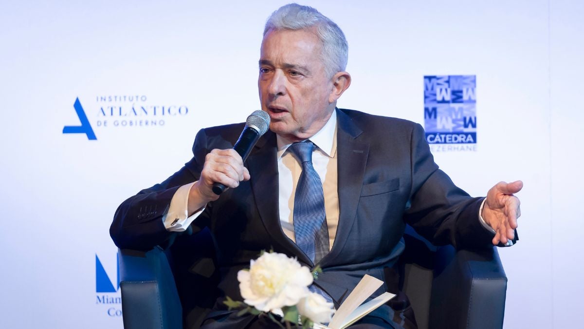 Álvaro Uribe, expresidente de Colombia (AFP)