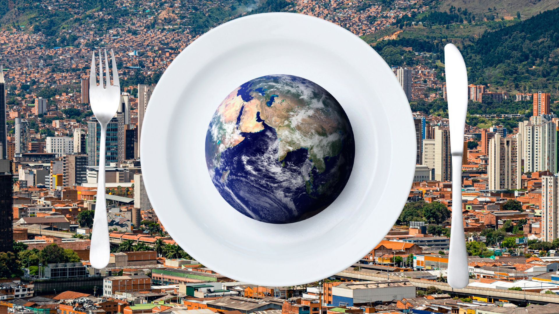 Ciudad sudamericana - Foto Canva de referencia