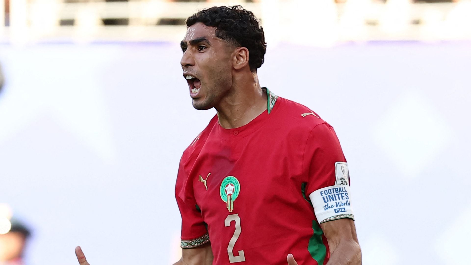 Jugador de la selección de Marruecos Achraf Hakimi - AFP