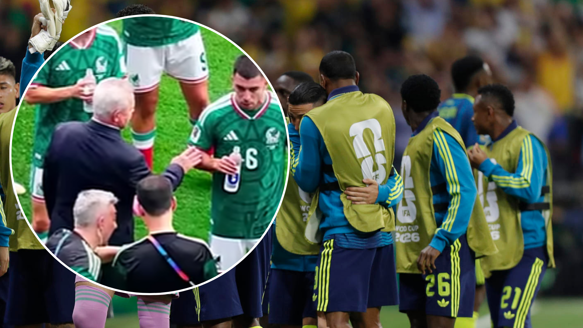 Las pausas de hidratación en el Mundial / FOTO. EFE