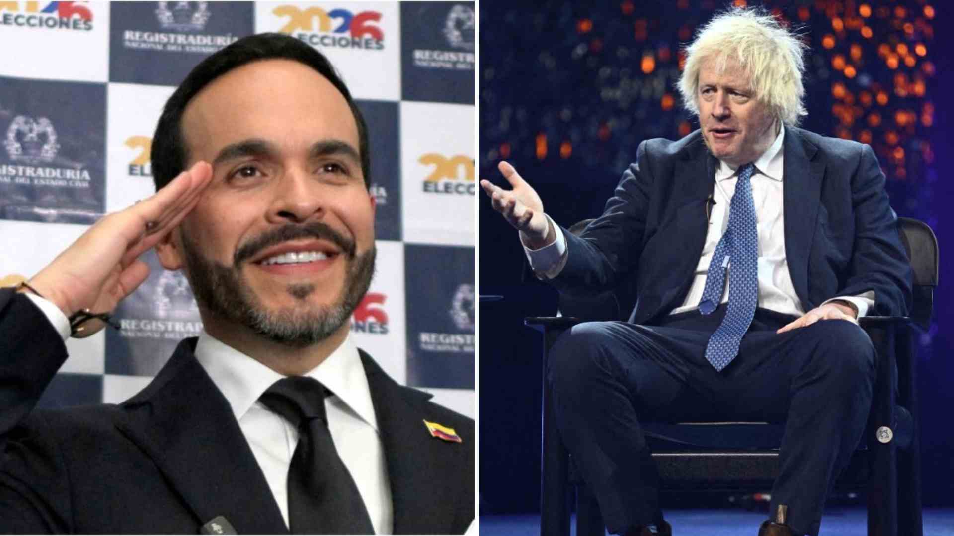 Abelardo de la Espriella y Boris Johnson - AFP