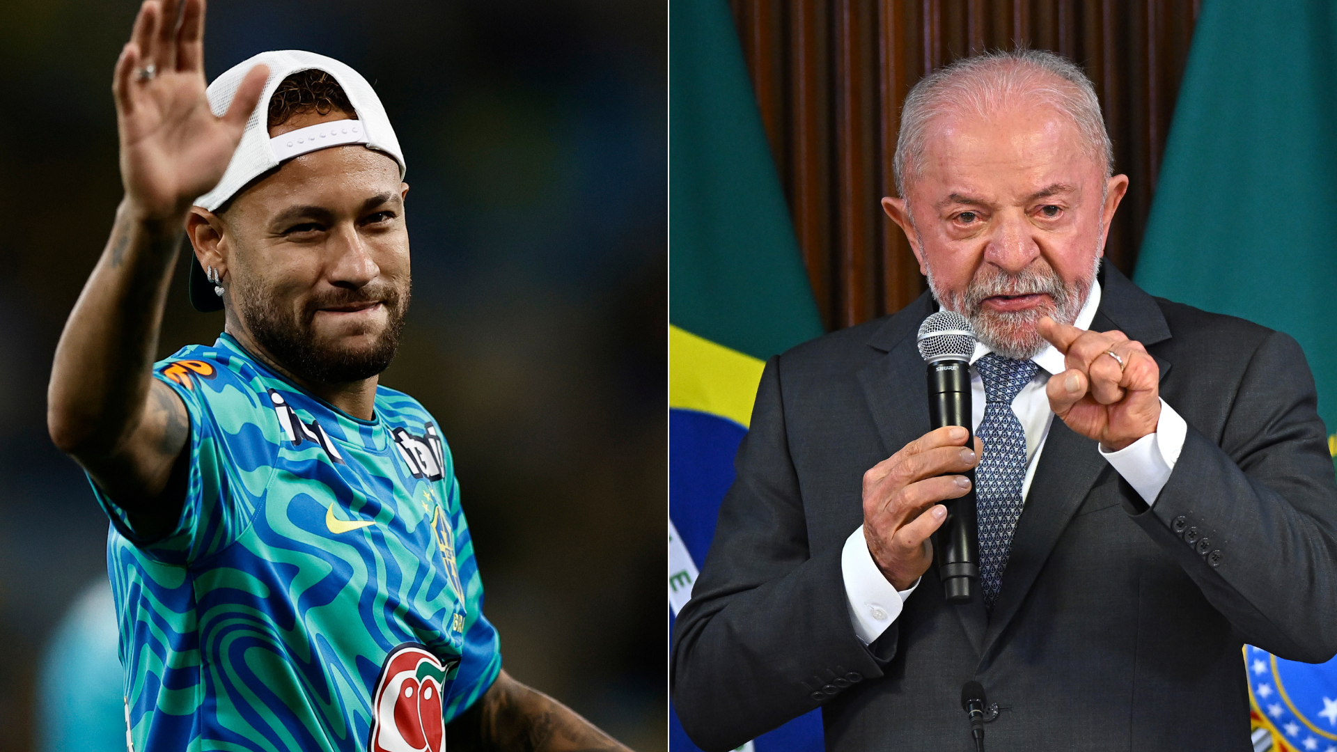 Neymar y Lula da Silva | Foto: EFE