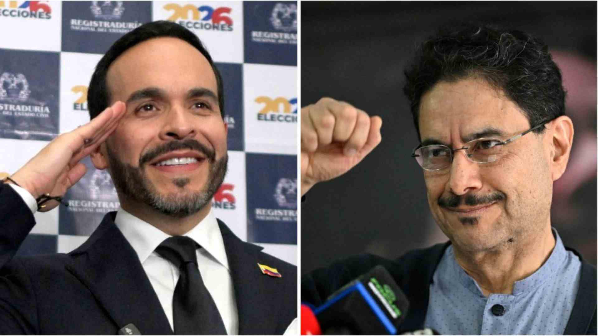 Abelardo de la Espriella e Iván Cepeda - Foto AFP