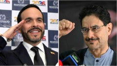 Abelardo de la Espriella e Iván Cepeda - Foto AFP