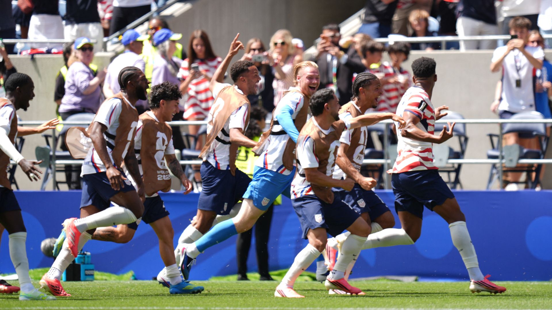 Jugadores de la Selección Estados Unidos - Foto: AFP